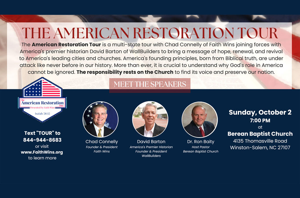 The American Restoration Tour – October 2nd, 2022